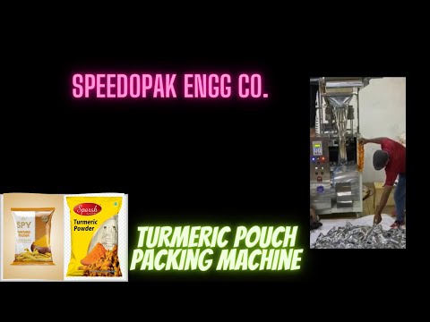 Cup Filler Turmeric Pouch Packing Machine