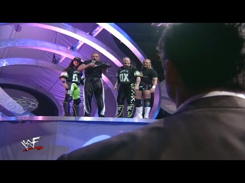 HHH & Vince McMahon sign the contract to make their Armageddon match official - Smackdown 12/9/99