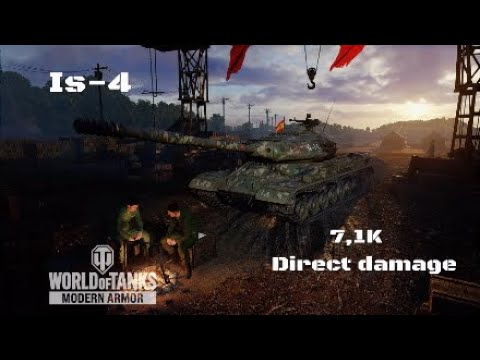 Is-4 in Río Perla:7,1K direct damage :Wot console - World of Tanks