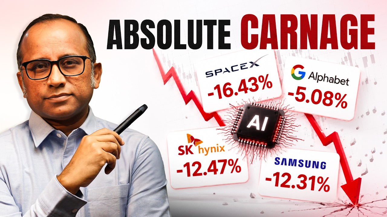 Korea में लगा Lower Circuit! 🔴 -10% CRASH | Google का AI Empire ढह रहा है? | India Impact #bulltrack