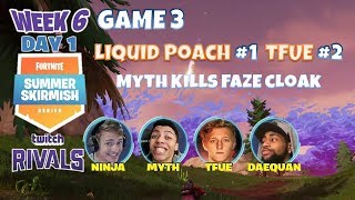 week 6 game 3 fortnite summer skirmish x twitch rivals highlights - fortnite twitch summer skirmish