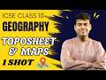 ICSE Geography Toposheet Maps 1 Shot Class 10 Board Exam 2026 Complete Revision LIVE