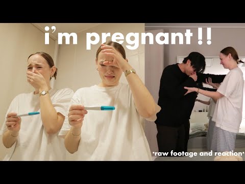 finding out... I'M PREGNANT ! ???????? & telling my husband we'll be parents
