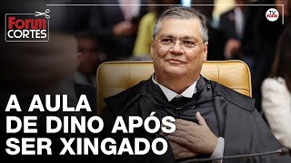 Flávio Dino debocha de xingamento, arranca risos de Moraes e dá aula sobre “espírito do tempo”