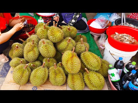 Cambodian Countryside Market Tour, Psar Baek Chan And Batdoeng Market Fresh Food Morning Scenes