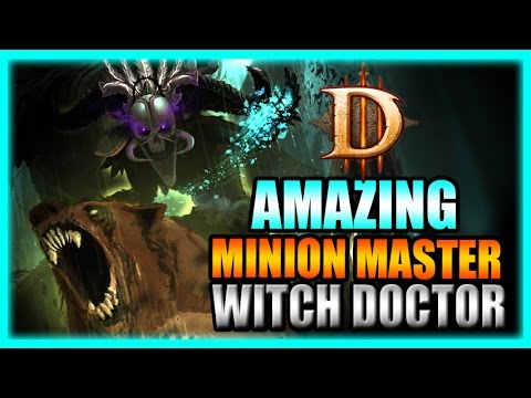 Diablo 3 - Amazing Minion Master Returns! Witch Doctor T10 Rift Farming Build - Patch 2.3 Gameplay
