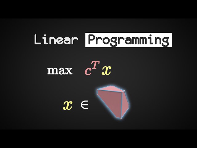 What is Linear programming | AI Basics | AI Online Course