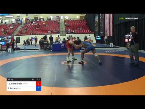2018 Marine Corps US Open/Senior Men's Freestyle 65 Rnd Of 16 - Evan Henderson (TMWC) Vs. Freddy E