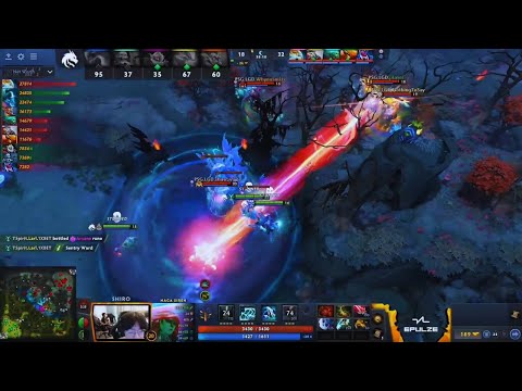 PSG.LGD Shiro's perfect Song set up into Static Storm destroys Team Spirit!