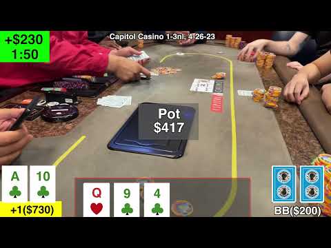 Wild Session at Capitol Casino, poker vlog 157