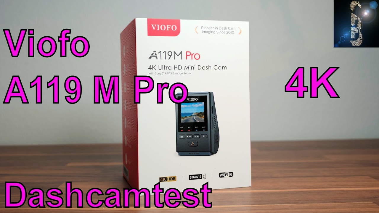 Dashcamtest Viofo A119M Pro - 4K - Top Dashcam - UVP ca 160€