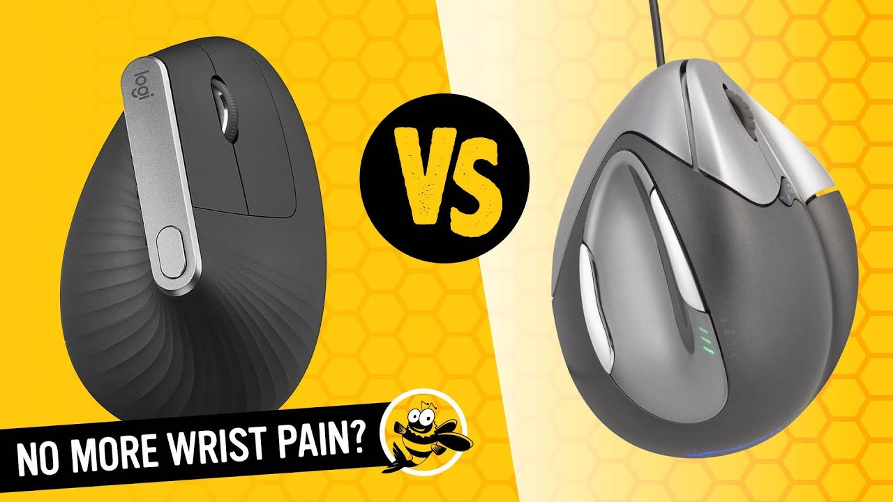 Logitech MX Vertical Mouse vs. Evoluent VM4R Vertical Mouse