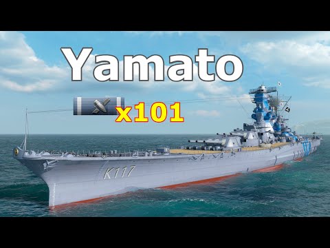 World of WarShips Yamato - 6 Kills 345K Damage