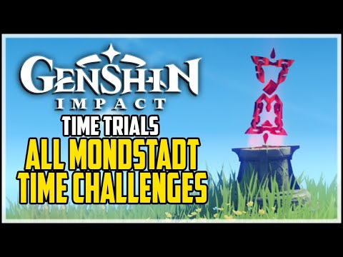 Genshin Impact All Time Trial Challenges in Mondstadt