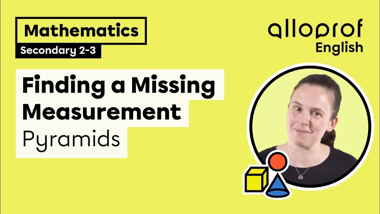 Finding a Missing Measurement: Pyramids