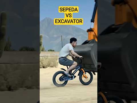 Uji Kekuatan Sepeda! Tabrak Motor sampai Excavator 😱