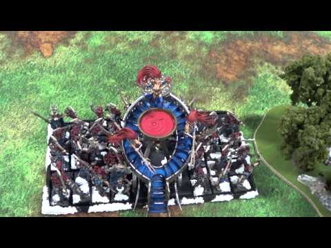 WHFB (99) - 2500 Undead Legion vrs Dark Elves, Nagash is Back!