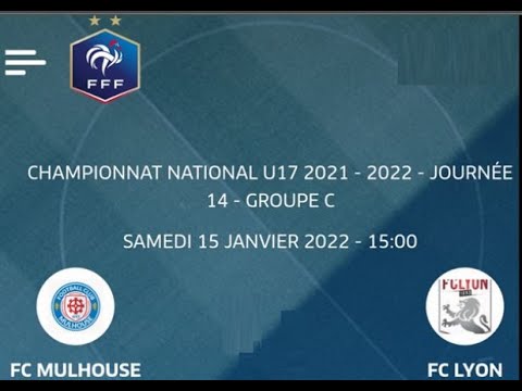 FC MULHOUSE VS FC LYON 17 NAT J14 2021 2022