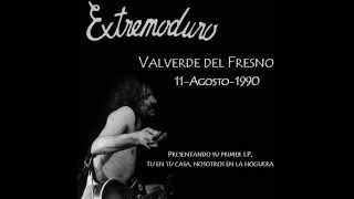 Extremoduro -(12)- Emparedado - Directo en Valverde del Fresno 11/8/1990