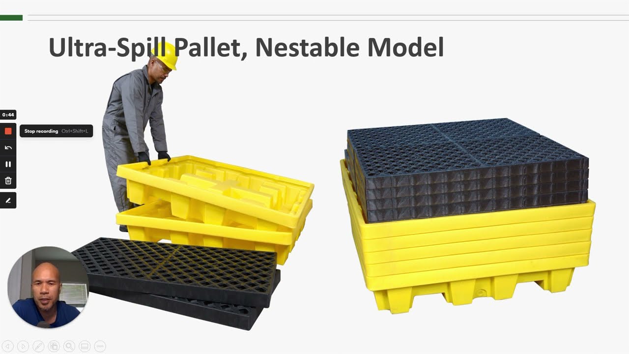 UltraTech Product Training – Ultra-Spill Pallet – Nestable Models