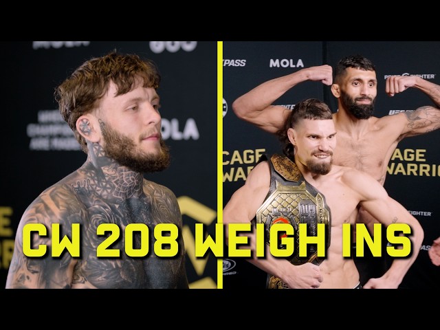 CW 208 Weigh-Ins & Face-Offs | Bagley vs Lee Ready for London
