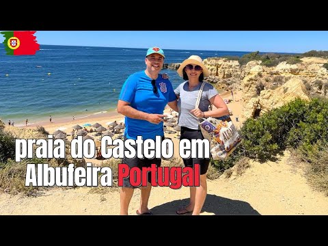 PRAIA DO CASTELO EM ALBUFEIRA PORTUGAL
