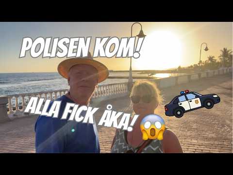BLEV BORTJAGADE AV POLISEN - TA INTE FRICAMPING FÖR GIVET PÅ GRAN CANARIA!