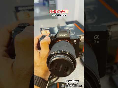SONY A7III with 28-70mm lens. Like New Condition.  Used & New Camera Showroom in RANCHI-Jharkhand 📸