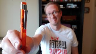 Diplomat Magnum Fountain Pen Review and Unboxing - Diplomat Magnum Demo Orange