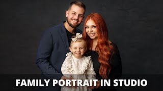 Family Photoshoot in Studio | Two Light Setup | Behind the Scenes | Greenville P