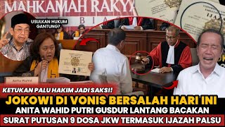 Download lagu HARI YANG DI NANTI2 AKHIRNYA JOKOWI DIADILI⁉️PUTRI GUSDUR BACAKAN VONIS PUTUSAN HAKIM PENETAPAN JKW❗ mp3