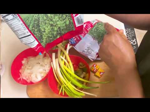 Lets cook Collard greens | with Lima beans | by Salone Masala🌶