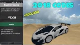 Codes For Vehicle Simulator Roblox 2018 September New Update 免费 - new codes for vehicle simulator part 1
