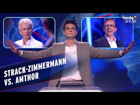 Politik trifft Quiz: Strack-Zimmermann und Amthor im Wissensduell | heute-show extra