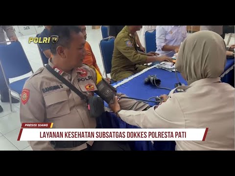 POLRESTA PATI CEK KESEHATAN ANGGOTA KPPS