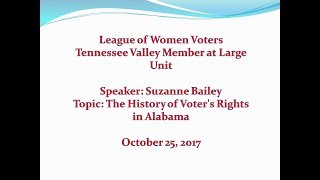 LWV - Voting Rights in Alabama