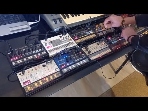 Goa/Acid/Psy-Trance Jam on Korg Volcas (1000 Subs Special)