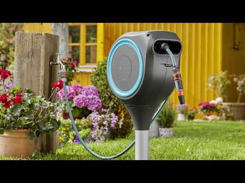 Gardena savaime susivyniojanti žarnos ritė "Rollup M" 20m, 11 mm video