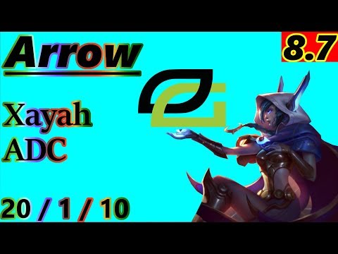 Arrow as Xayah ADC VS Sneaky - S8 Patch 8.7 - NA Challenger - Full Gameplay