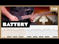 Metallica - Battery - Guitar Tab | Lesson | Cover | Tutorial | Blue Lava