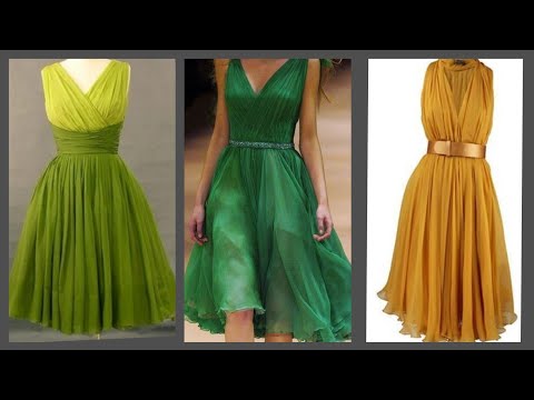 top most designer A line dress skater dresses party wear dress collections 2020