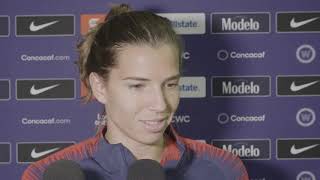 Tobin Heath, pre game facing Canada video
