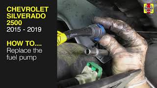 Chevrolet Silverado 2500 - Replace the fuel pump