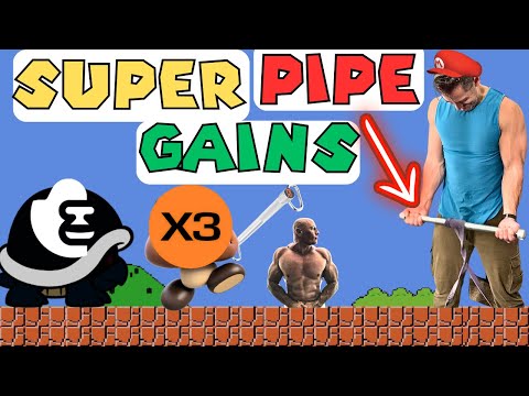 How a Steel Pipe and Resistance Bands Can Build Muscle and Replace The X3 Bar