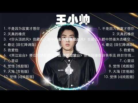 王小帅熱門歌曲合集🎧王小帅熱門歌曲串燒🎧王小帅 's best songs