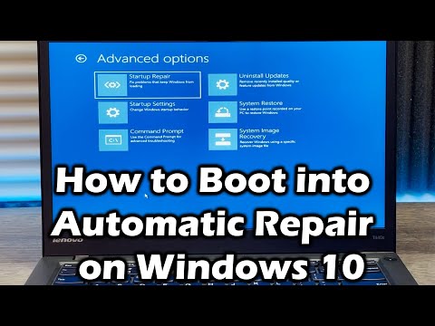 How to boot into Automatic repair or recovery on Windows 10