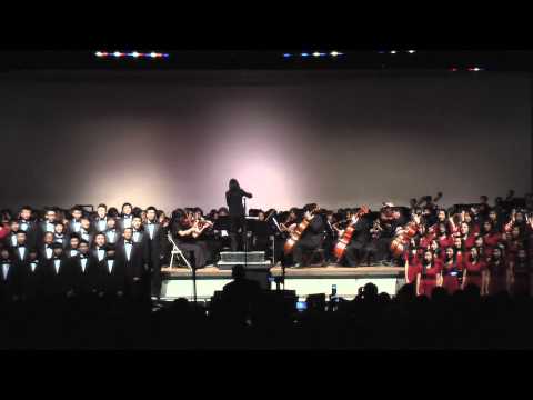 Arcadia HS Symphony Orchestra & Choir - "I'll Be Home for Christmas" (Gannon and Kent/Schmutte)