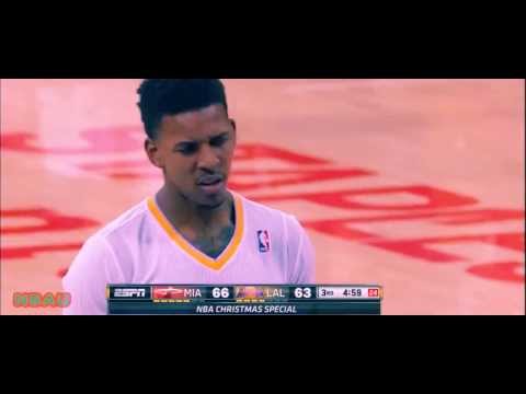 Nick Young 20 Pts vs Heat (Christmas Day vs Lebron James)