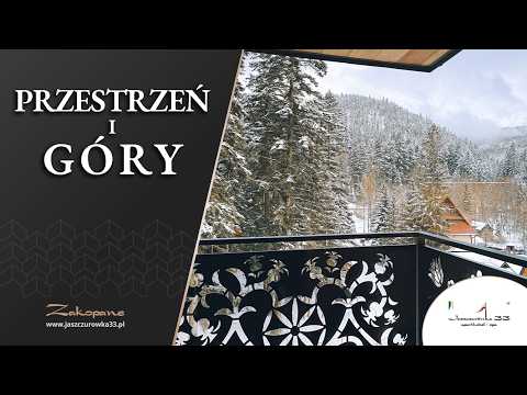Apartament z przestrzenią i  widokiem na góry | Wirtualny spacer | Zakopane - A15