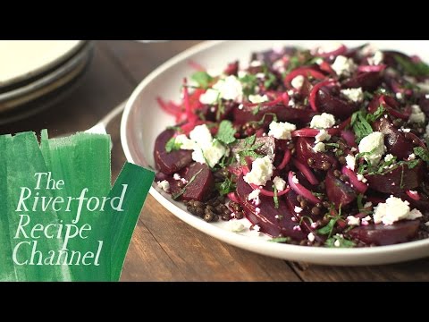 Beetroot Salad with Lentils & Feta recipe